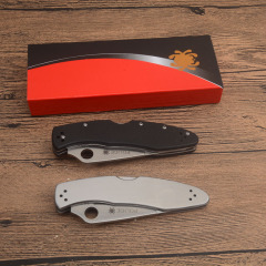 Spy VC-19 Folding Knife 3.15" S30V Satin Plain Blade, Stainless steel/G10 Handles