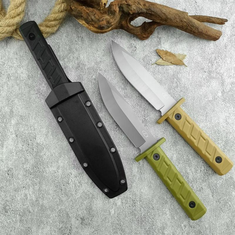ZT 0006 Fixed Blade Knife, 5.51" CPM-3V Bead Blasted Clip Point, ABS Handles, Kydex Sheath