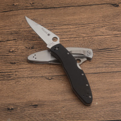 Spy VC-19 Folding Knife 3.15" S30V Satin Plain Blade, Stainless steel/G10 Handles