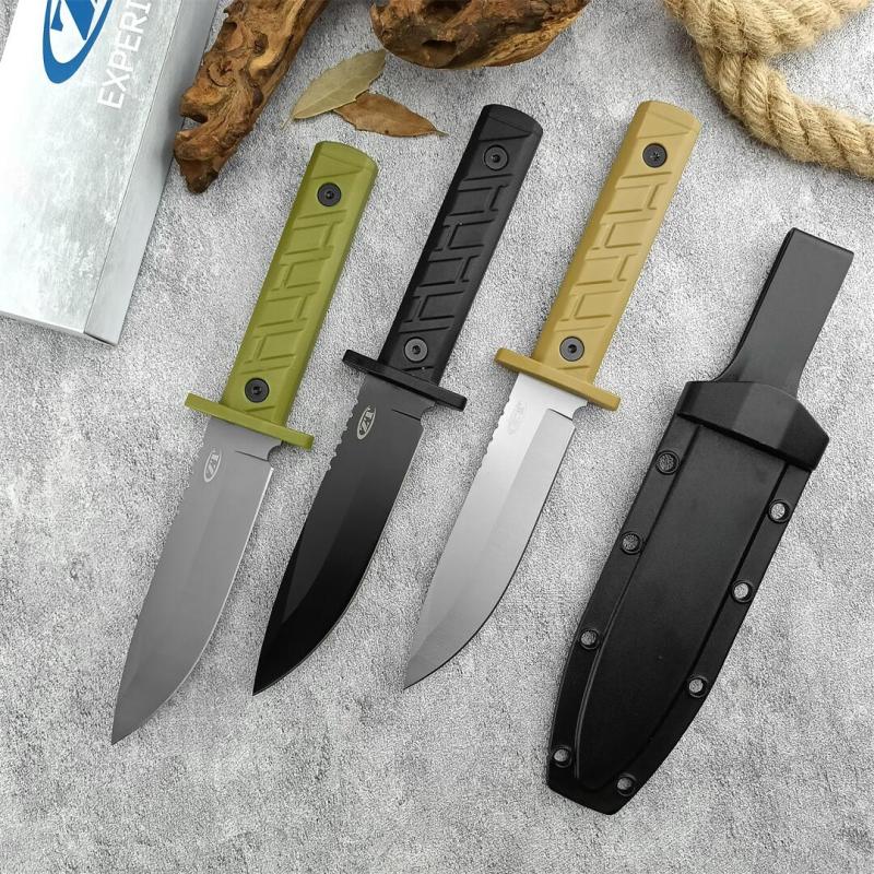 ZT 0006 Fixed Blade Knife, 5.51" CPM-3V Bead Blasted Clip Point, ABS Handles, Kydex Sheath