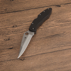 Spy VC-19 Folding Knife 3.15" S30V Satin Plain Blade, Stainless steel/G10 Handles