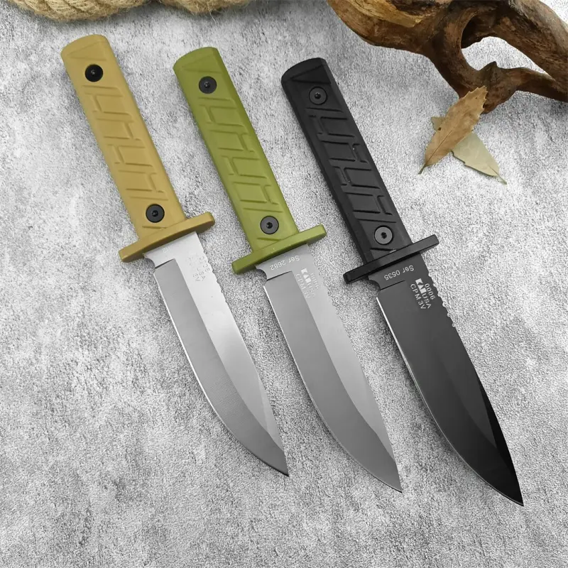 ZT 0006 Fixed Blade Knife, 5.51" CPM-3V Bead Blasted Clip Point, ABS Handles, Kydex Sheath