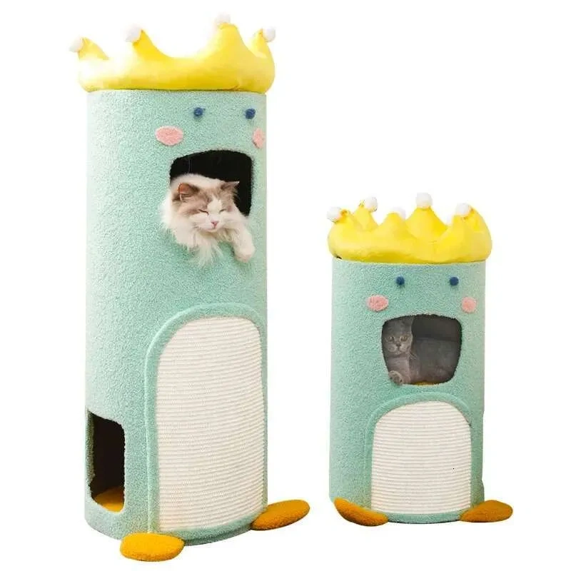 Multi-Story House Sisal Barrel Climbing Frame Stand Large Daily Necessities New Cat Toys Cat's Villa cat nest