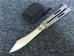 Limited Benchmade Butterfly AB Folding Blade Knife 3.74" 440c Single Edge Blade, All Steel Handles