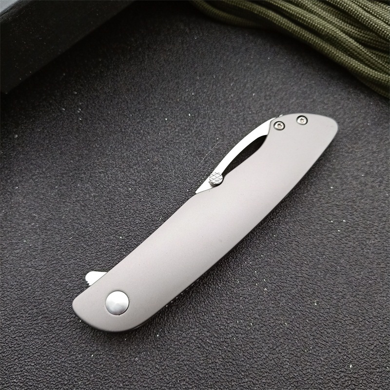 CRKT CRKT-K240XXP Gentleman's Folding Knife 3.23" 8Cr13mov Satin Plain Blade, Stainless steel Handles