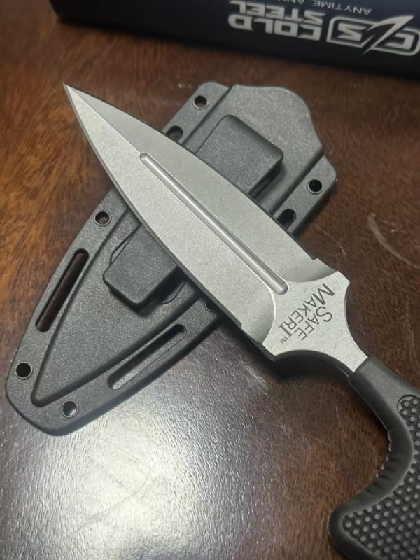 CS 12DBST Safe Maker I Push Dagger 3.15" AUS-8 Blade, Kray-Ex Handle
