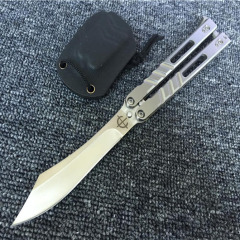 Limited Benchmade Butterfly AB Folding Blade Knife 3.74" 440c Single Edge Blade, All Steel Handles