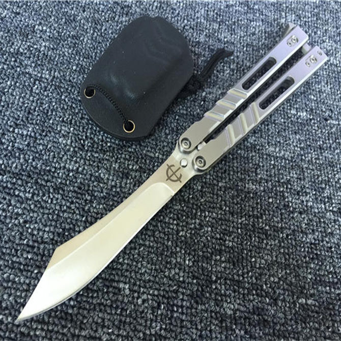 Limited Benchmade Butterfly AB Folding Blade Knife 3.74" 440c Single Edge Blade, All Steel Handles