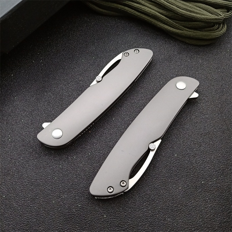 CRKT CRKT-K240XXP Gentleman's Folding Knife 3.23" 8Cr13mov Satin Plain Blade, Stainless steel Handles
