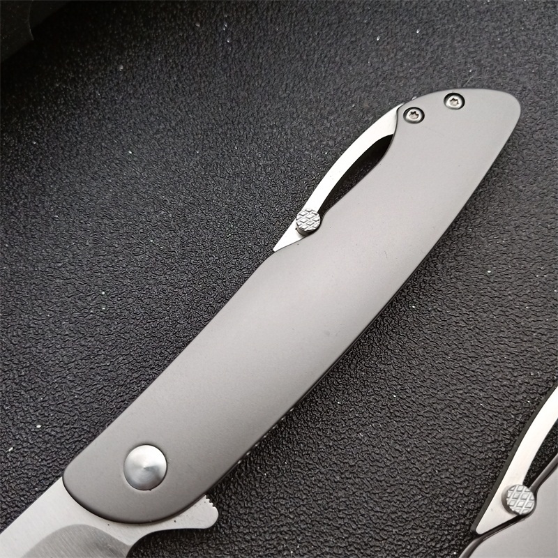 CRKT CRKT-K240XXP Gentleman's Folding Knife 3.23" 8Cr13mov Satin Plain Blade, Stainless steel Handles