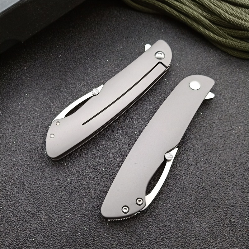 CRKT CRKT-K240XXP Gentleman's Folding Knife 3.23" 8Cr13mov Satin Plain Blade, Stainless steel Handles