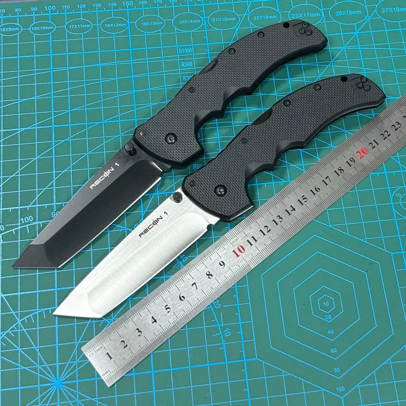 Cold Steel 27TMC Recon M1 Folding Knife 3.74" S35VN Tanto Point Blade, Nylon Fiber Handles