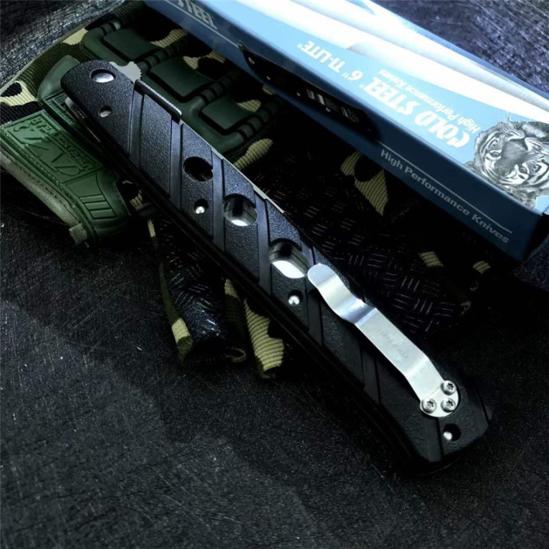 Cold Steel 26SXP Ti-Lite Flipper Knife 5.59" 440c Plain Satin Blade, Zy-Ex Handles