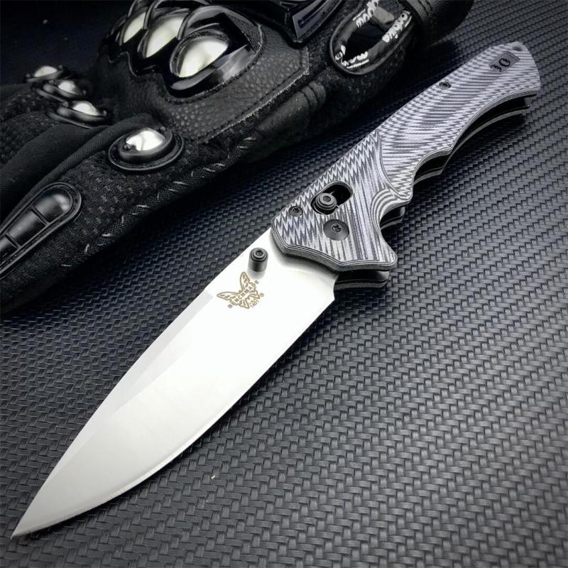Benchmade 615 RUKUS Folding Blade Knife 3.54" S30V Drop Point, G10 Handles - 1401BK