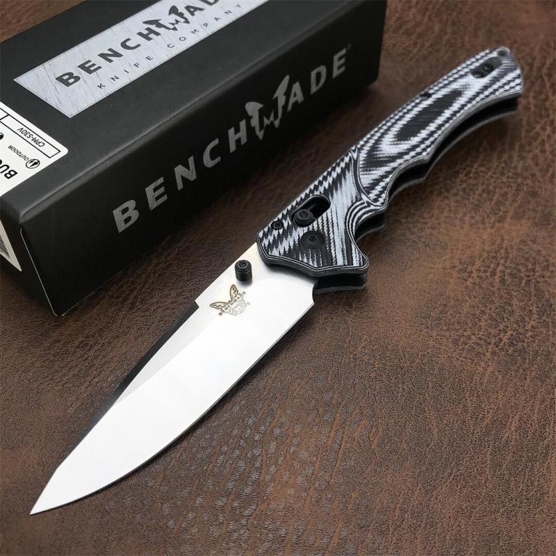 Benchmade 615 RUKUS Folding Blade Knife 3.54" S30V Drop Point, G10 Handles - 1401BK