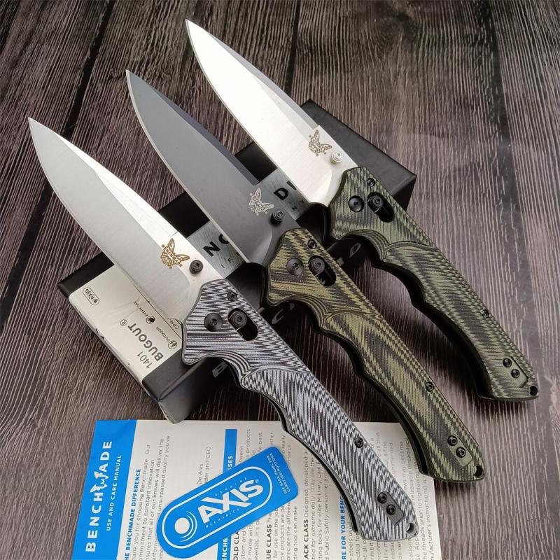 Benchmade 615 RUKUS Folding Blade Knife 3.54" S30V Drop Point, G10 Handles - 1401BK
