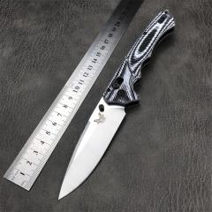 Benchmade 615 RUKUS Folding Blade Knife 3.54" S30V Drop Point, G10 Handles - 1401BK