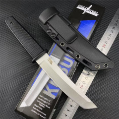 Cold Steel 17T Kobun Boot Knife Fixed 4.72" AUS-8A Tanto Plain Blade, Kray-Ex Handles