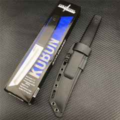 Cold Steel 17T Kobun Boot Knife Fixed 4.72" AUS-8A Tanto Plain Blade, Kray-Ex Handles