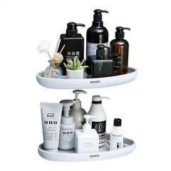 Corner bathroom organizer shelf shampoo cosmetics storage rack wall mounted kitchen household items bathroom accessories
