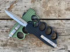 Microtech Boxing OTF AUTO Knife 3.74" D2 Plain Blade, Aluminum Alloy Handles