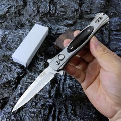 SOG Fielder Auto Folding Knife 3.54" 440C Satin Blade, 420 Steel Handles