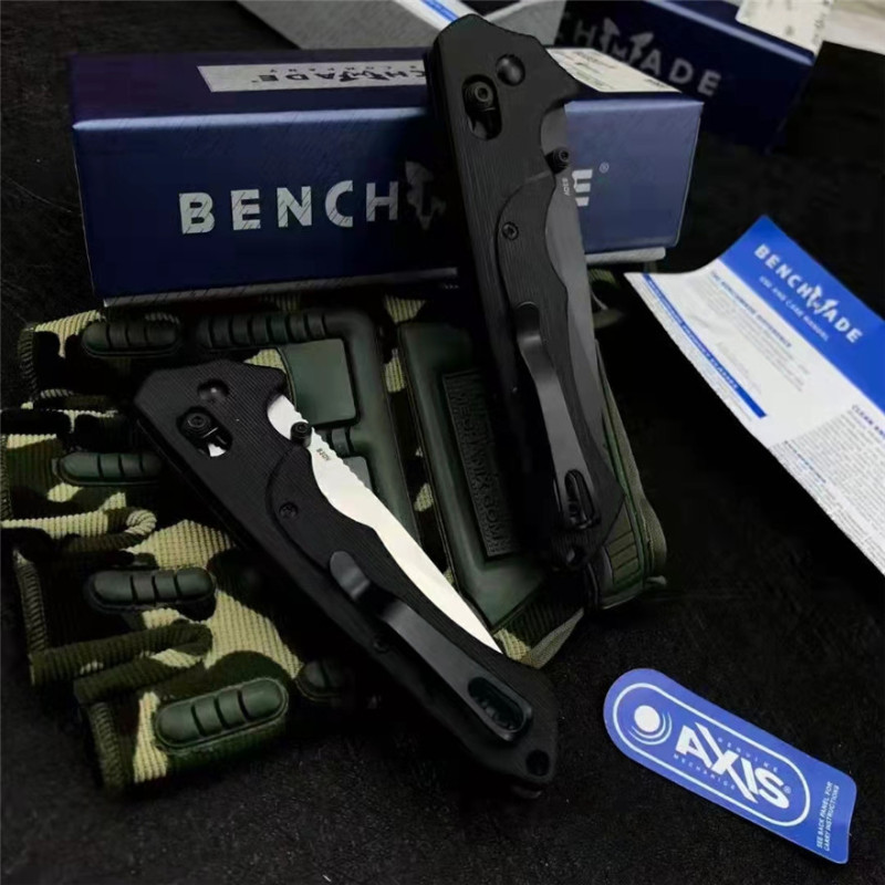 Benchmade 615 RUKUS Folding Blade Knife 3.54" S30V Drop Point, G10 Handles