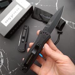 Benchmade 3551 Rapid Side AUTO OTF Knife 2.95" 154CM Double Edge Blade, Aluminum Alloy Handles