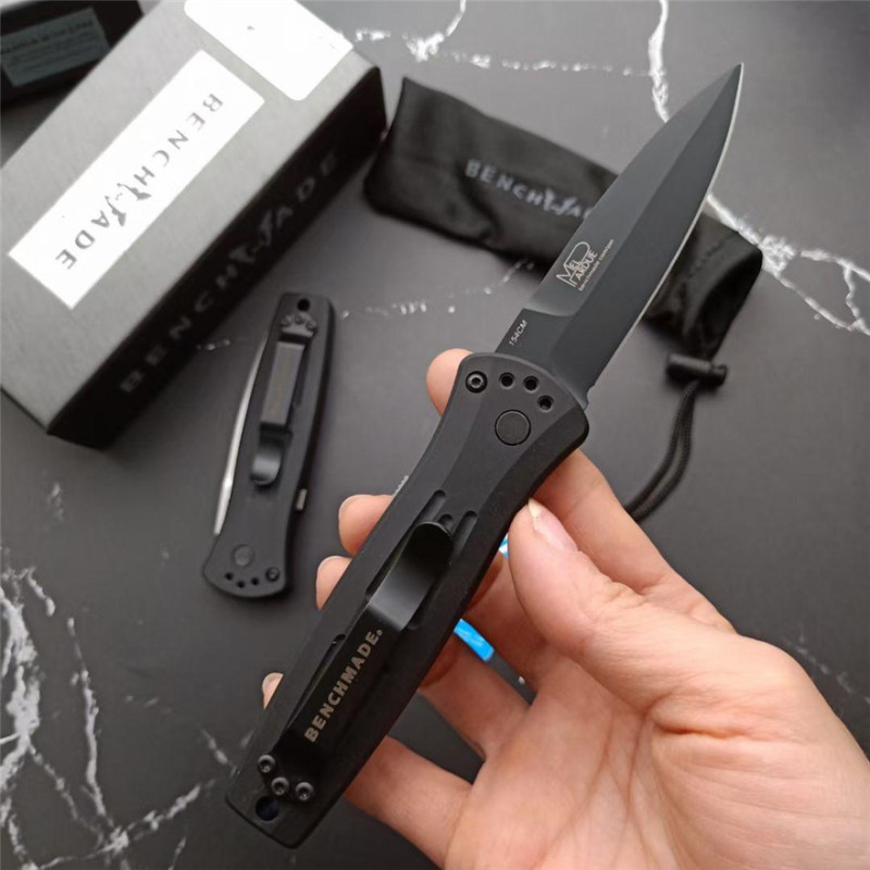 Benchmade 3551 Rapid Side AUTO OTF Knife 2.95" 154CM Double Edge Blade, Aluminum Alloy Handles