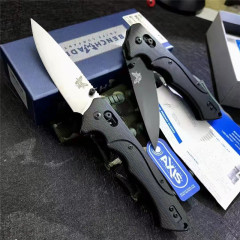 Benchmade 615 RUKUS Folding Blade Knife 3.54" S30V Drop Point, G10 Handles
