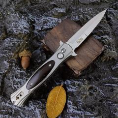 SOG Fielder Auto Folding Knife 3.54" 440C Satin Blade, 420 Steel Handles