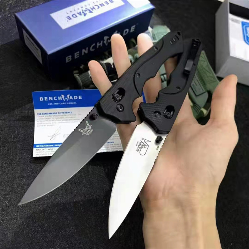 Benchmade 615 RUKUS Folding Blade Knife 3.54" S30V Drop Point, G10 Handles
