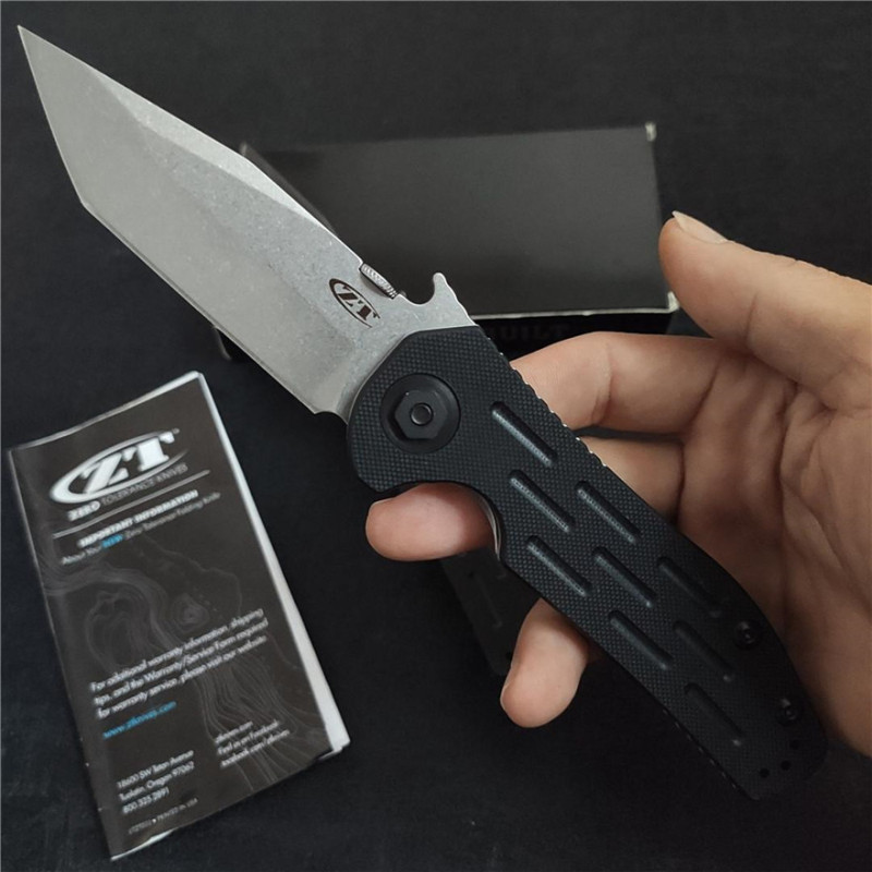 ZT 0620 Flipper Knife 3.62" M390 Blade, G10 Handles