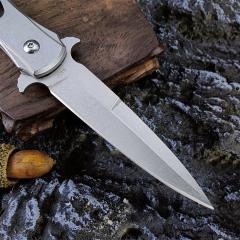 SOG Fielder Auto Folding Knife 3.54" 440C Satin Blade, 420 Steel Handles