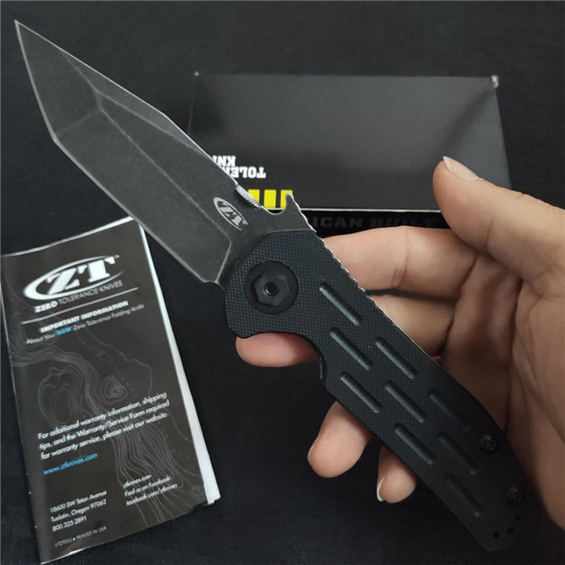 ZT 0620 Flipper Knife 3.62" M390 Blade, G10 Handles
