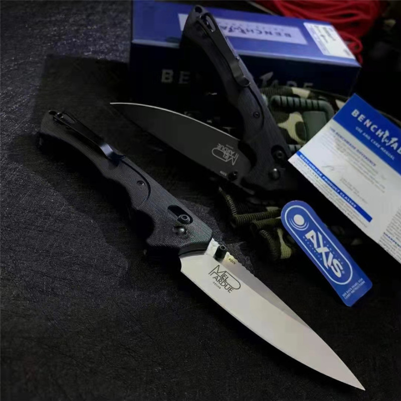 Benchmade 615 RUKUS Folding Blade Knife 3.54" S30V Drop Point, G10 Handles