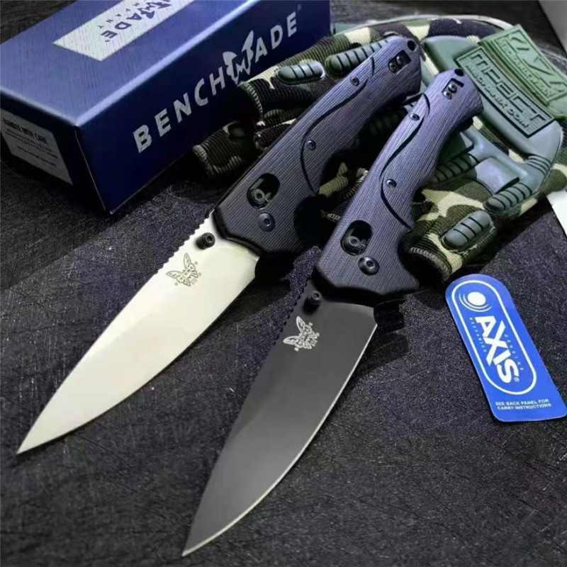 Benchmade 615 RUKUS Folding Blade Knife 3.54" S30V Drop Point, G10 Handles