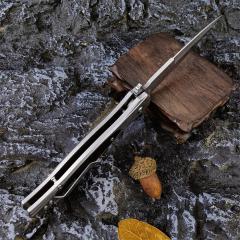 SOG Fielder Auto Folding Knife 3.54" 440C Satin Blade, 420 Steel Handles