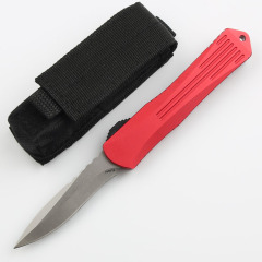 Heretic Knives Manticore OTF AUTO 3.15" D2 Stonewashed Blade, Aviation Aluminum Handles