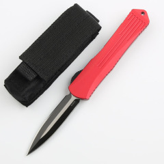 Heretic Knives Manticore OTF AUTO 3.15" D2 Black Blade, Aviation Aluminum Handles