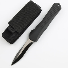 Heretic Knives Manticore OTF AUTO 3.15" D2 Black Blade, Aviation Aluminum Handles