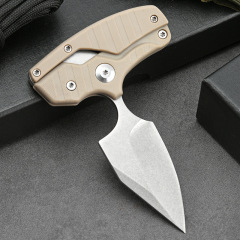 Dual use variant Folding Blade Knife 2.28'' D2 Drop point Blade, Nylon Fiber Handles