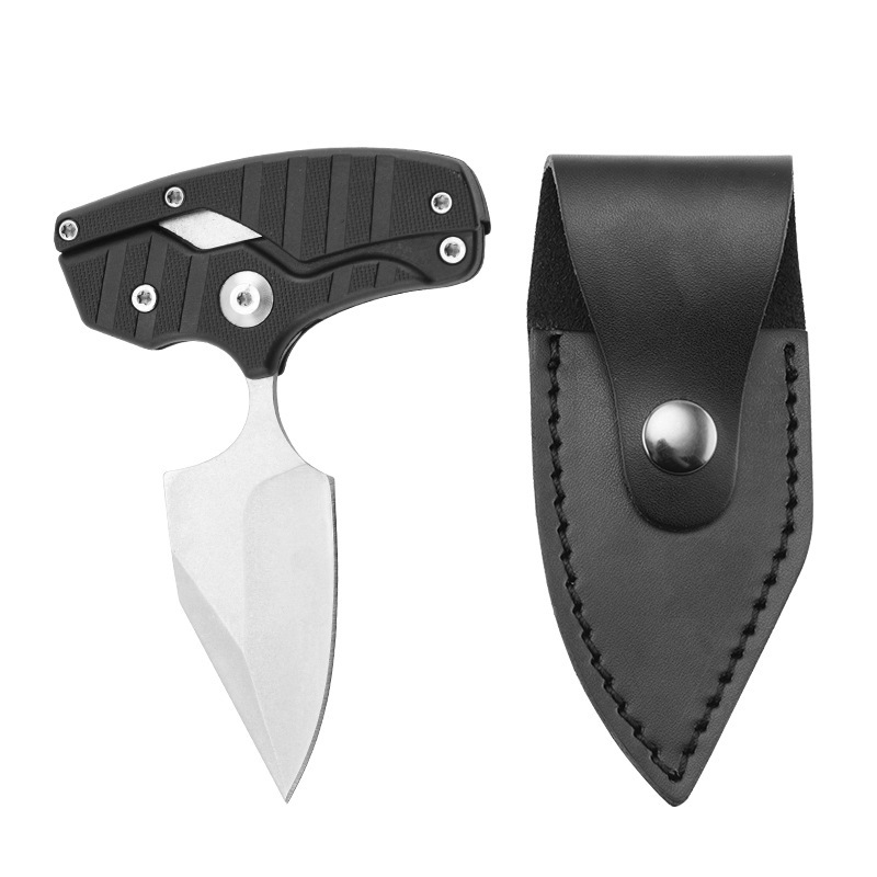 Dual use variant Folding Blade Knife 2.28'' D2 Drop point Blade, Nylon Fiber Handles