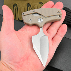 Dual use variant Folding Blade Knife 2.28'' D2 Drop point Blade, Nylon Fiber Handles