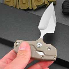 Dual use variant Folding Blade Knife 2.28'' D2 Drop point Blade, Nylon Fiber Handles