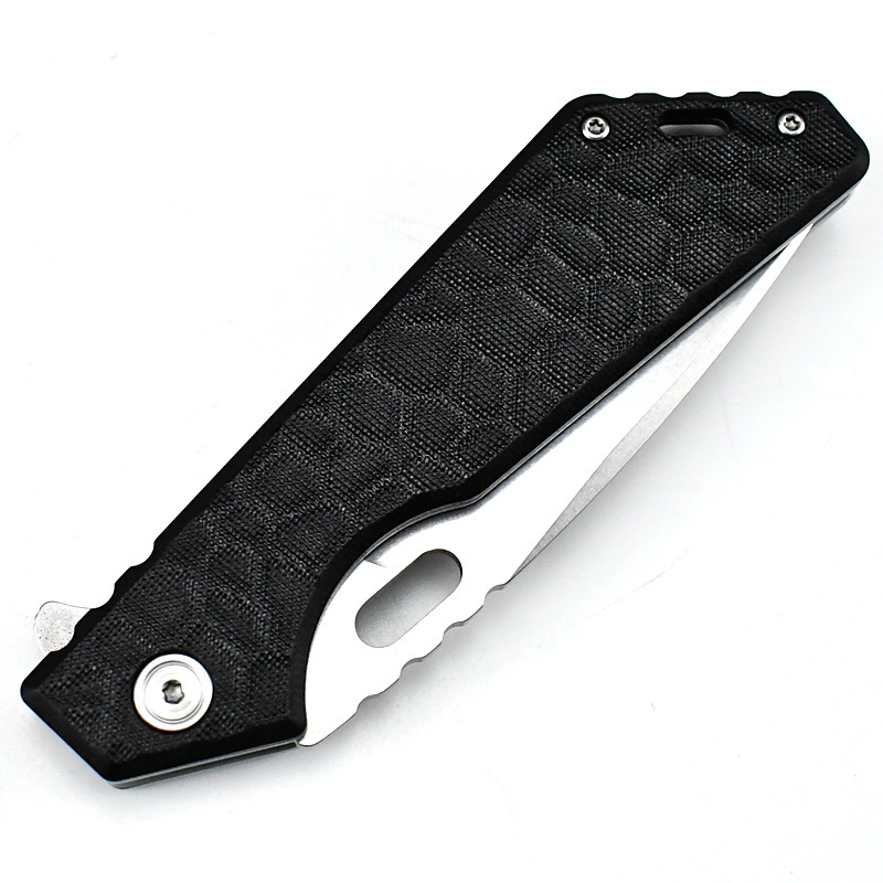 M.Strider Custom SMF Folding Knife 3.35" CPM-D2 Blade, G10 Handles