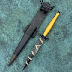 Extrema Ratio British Commandos Tactical Fixed Blade Knife 6.5" N690Co Blade, Forprene Handles