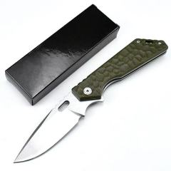 M.Strider Custom SMF Folding Knife 3.35" CPM-D2 Blade, G10 Handles