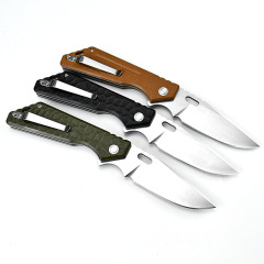 M.Strider Custom SMF Folding Knife 3.35" CPM-D2 Blade, G10 Handles