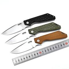 M.Strider Custom SMF Folding Knife 3.35" CPM-D2 Blade, G10 Handles